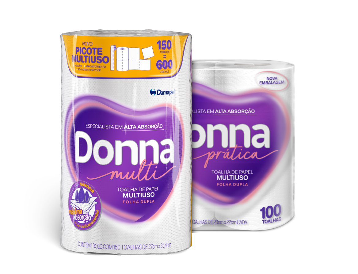 Papel-Toalha Donna 100 folhas