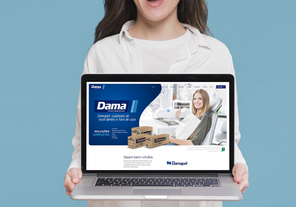 Linha Dama Profissional em uso